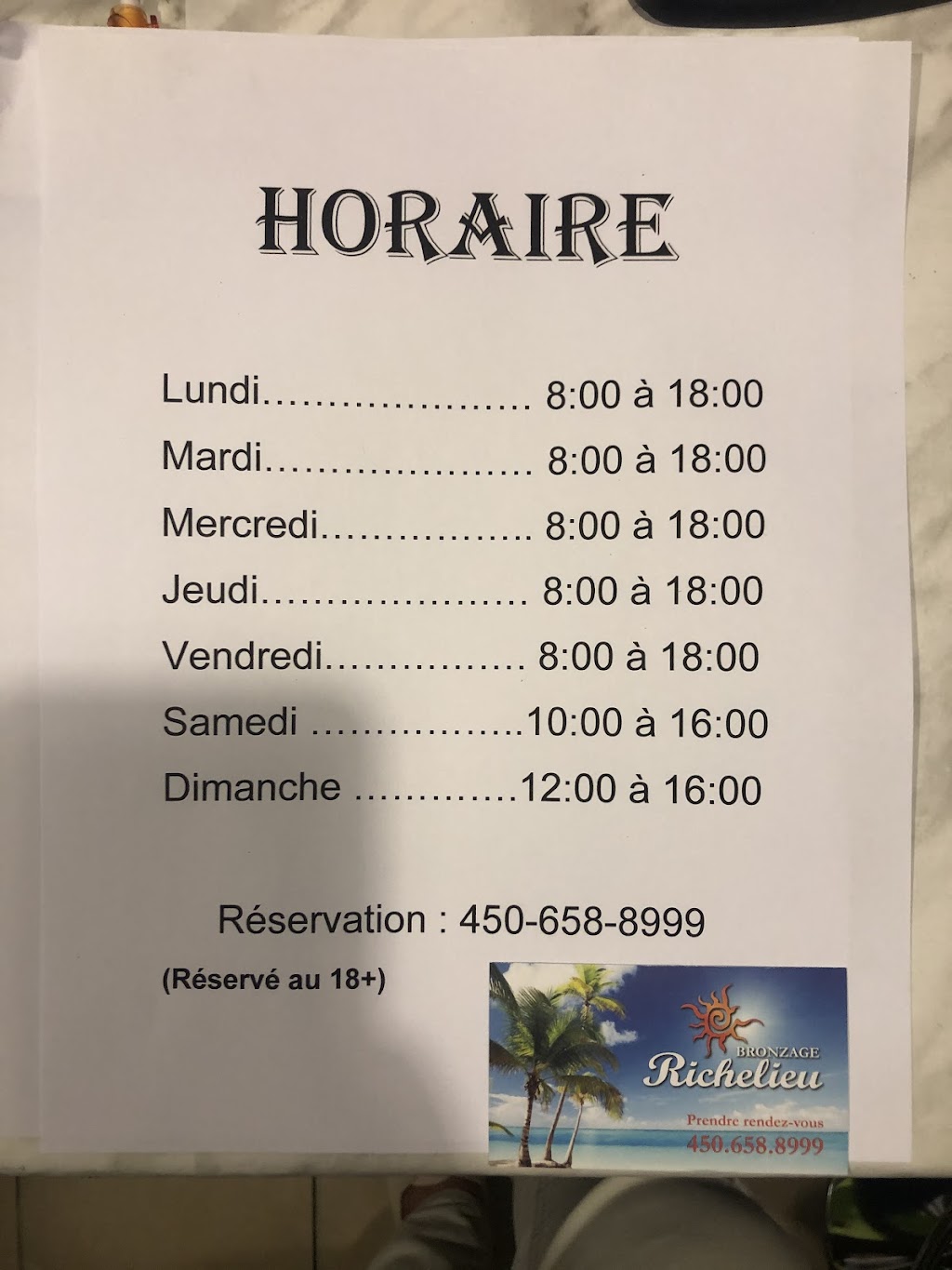 Bronzage Richelieu | 533 Bd Richelieu, Richelieu, QC J3L 4Y3, Canada | Phone: (450) 658-8999