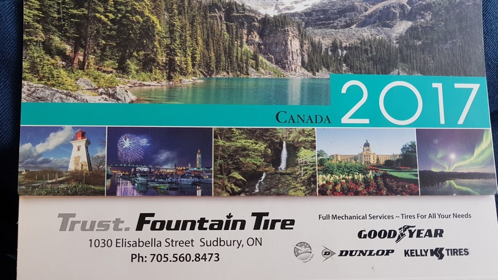 Fountain Tire | 1030 Elisabella St, Sudbury, ON P3A 5K2, Canada | Phone: (705) 560-8473