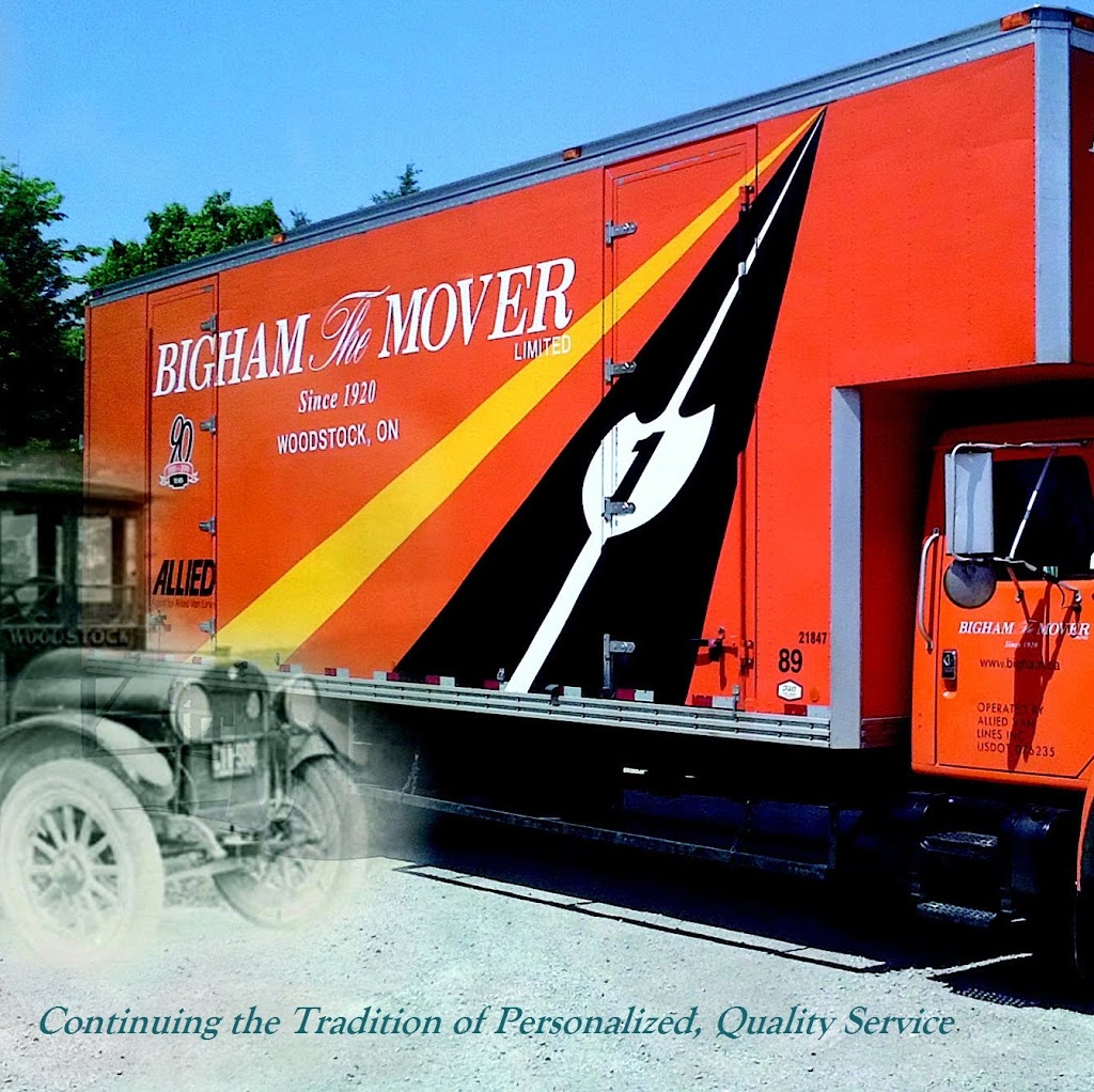 Bigham the Mover Limited | 400 Springbank Ave S, Woodstock, ON N4V 1B2, Canada | Phone: (519) 537-5568