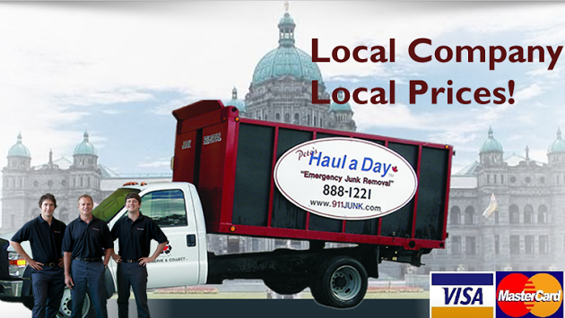 Haul a Day Junk Removal Victoria BC | 1645 Ryan St, Victoria, BC V8R 2X5, Canada | Phone: (250) 888-1221