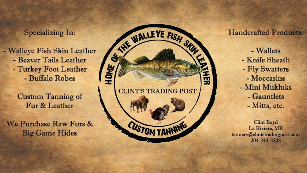 Clints Trading Post - Home of the Walleye Wallet | 158 Broadway St, La Rivière, MB R0G 1A0, Canada | Phone: (204) 242-3228