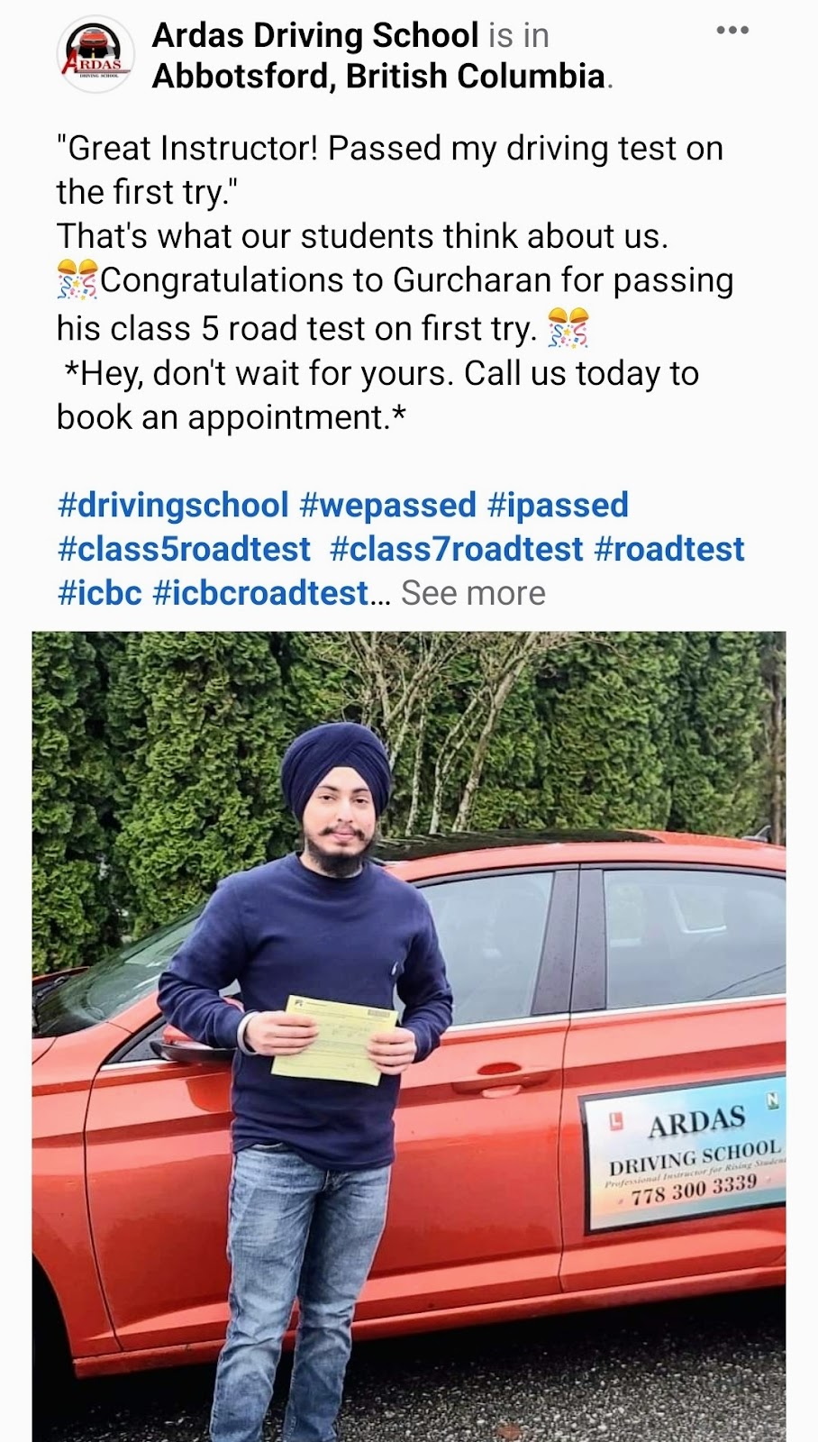 Class 5/7 Driving School | 2830 Bourquin Crescent W, Abbotsford, BC V2S 5N8, Canada | Phone: (778) 300-3339