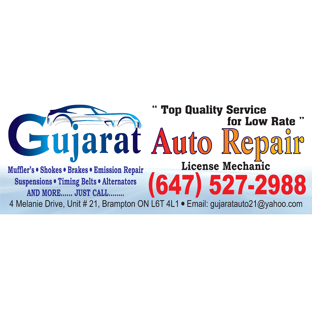 GUJARAT AUTO | 4 Melanie Dr #21, Brampton, ON L6T 4L1, Canada | Phone: (647) 527-2988
