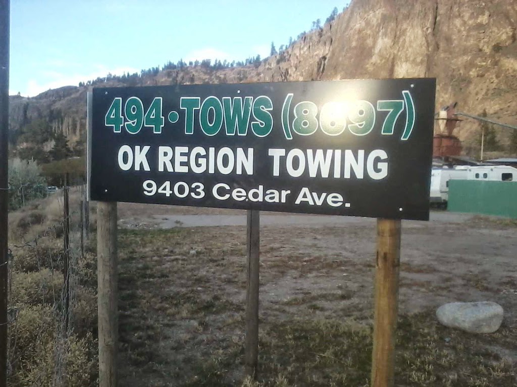 Towing Summerland Ok Region | 9403 Cedar Ave, Summerland, BC V0H 1Z2, Canada | Phone: (250) 494-8697