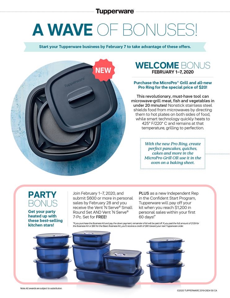 Tupperware with Valerie | 35119 Sapton Rd 69N, Cooks Creek, MB R5M 0E8, Canada | Phone: (204) 781-1034