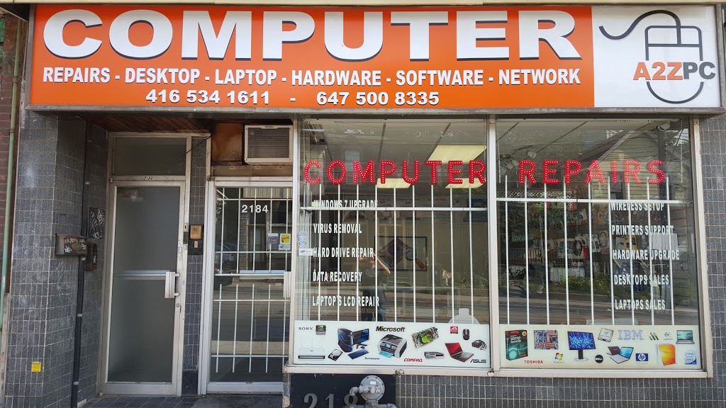 A2ZPC - Laptop & Computer Repair Toronto | 2184 Dundas St W, Toronto, ON M6R 1X3, Canada | Phone: (416) 534-1611
