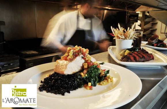 Bistro LAromate | 2981 Boulevard Saint-Martin O, Laval, QC H7T 2Y8, Canada | Phone: (450) 686-9005