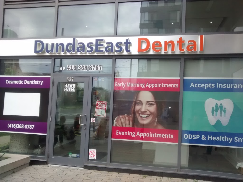 Dundas East Dental | 537 Dundas St E, Toronto, ON M5A 2B6, Canada | Phone: (416) 368-8787