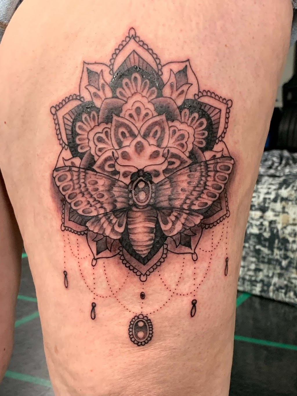 Flying Shield Tattoo | 4614 162A Ave, Edmonton, AB T5Y 3M5, Canada | Phone: (780) 945-1886