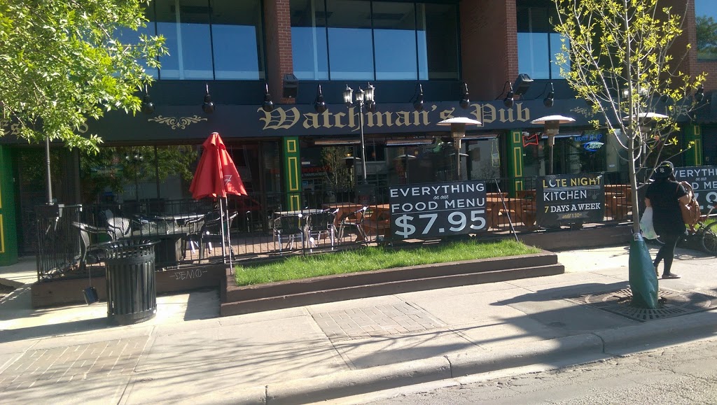 Watchmans Pub& Eatery | 1109 17 Ave SW, Calgary, AB T2T 5R9, Canada | Phone: (403) 245-8888