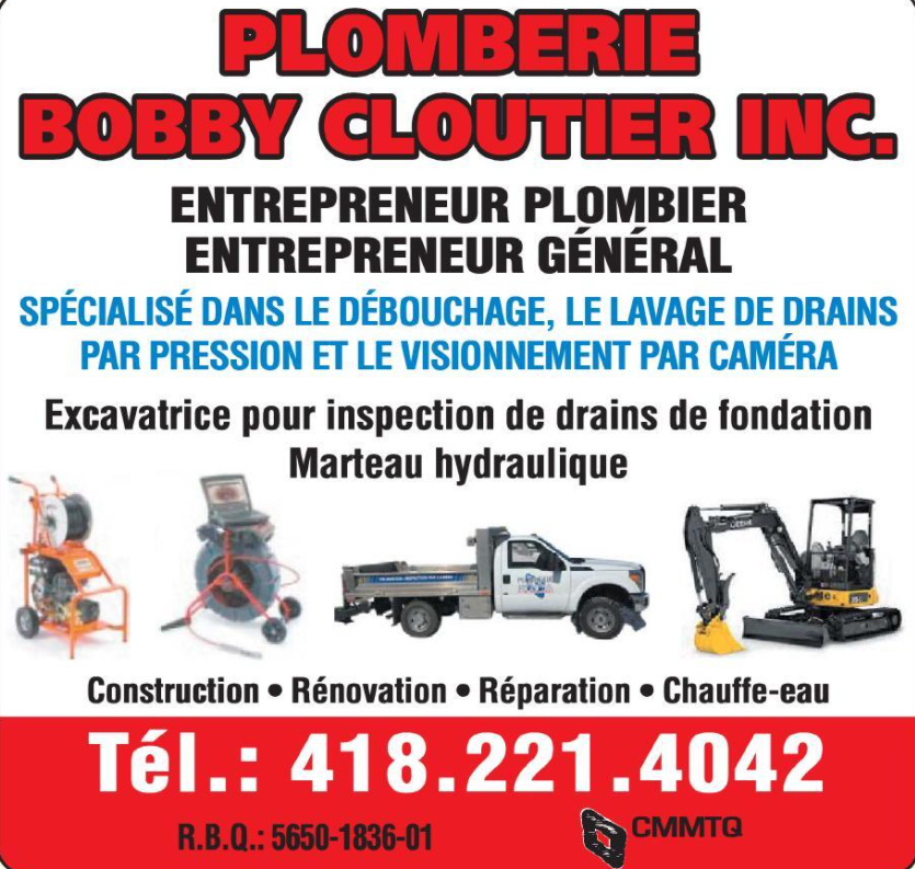 Plomberie Bobby Cloutier Inc | 2530 42e Rue N, Saint-Georges, QC G5Z 0V1, Canada | Phone: (418) 221-4042