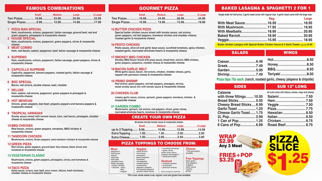 Pizza Man | 33093 7th Ave #4, Mission, BC V2V 2C9, Canada | Phone: (604) 820-7797