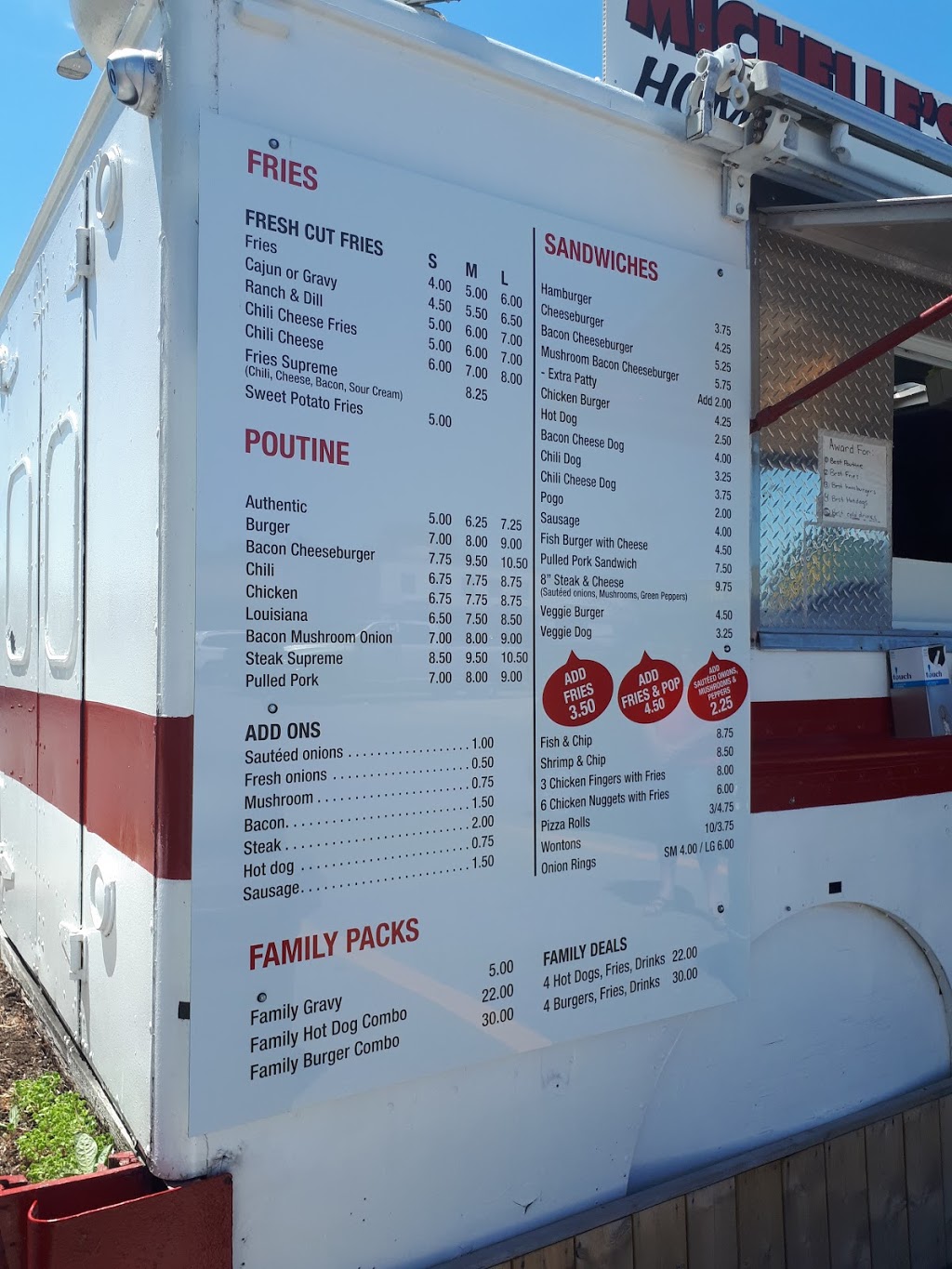 Michelles Fries | 6N8, 6791-6833 Morrison St, Niagara Falls, ON L2E 2G5, Canada