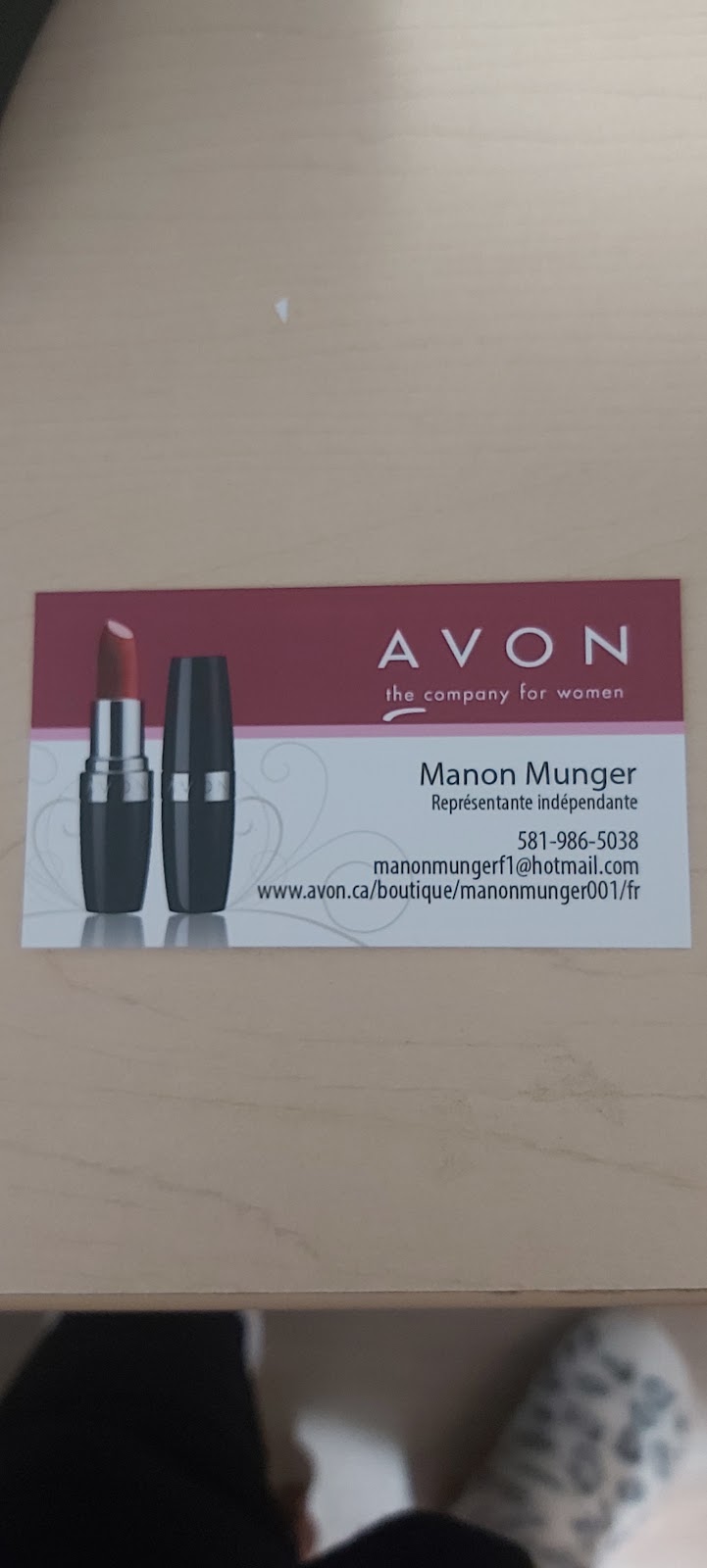 Manon Munger Représentante Avon | 205 Rue des Mésanges, Deschambault, QC G0A 1S0, Canada | Phone: (581) 986-5038