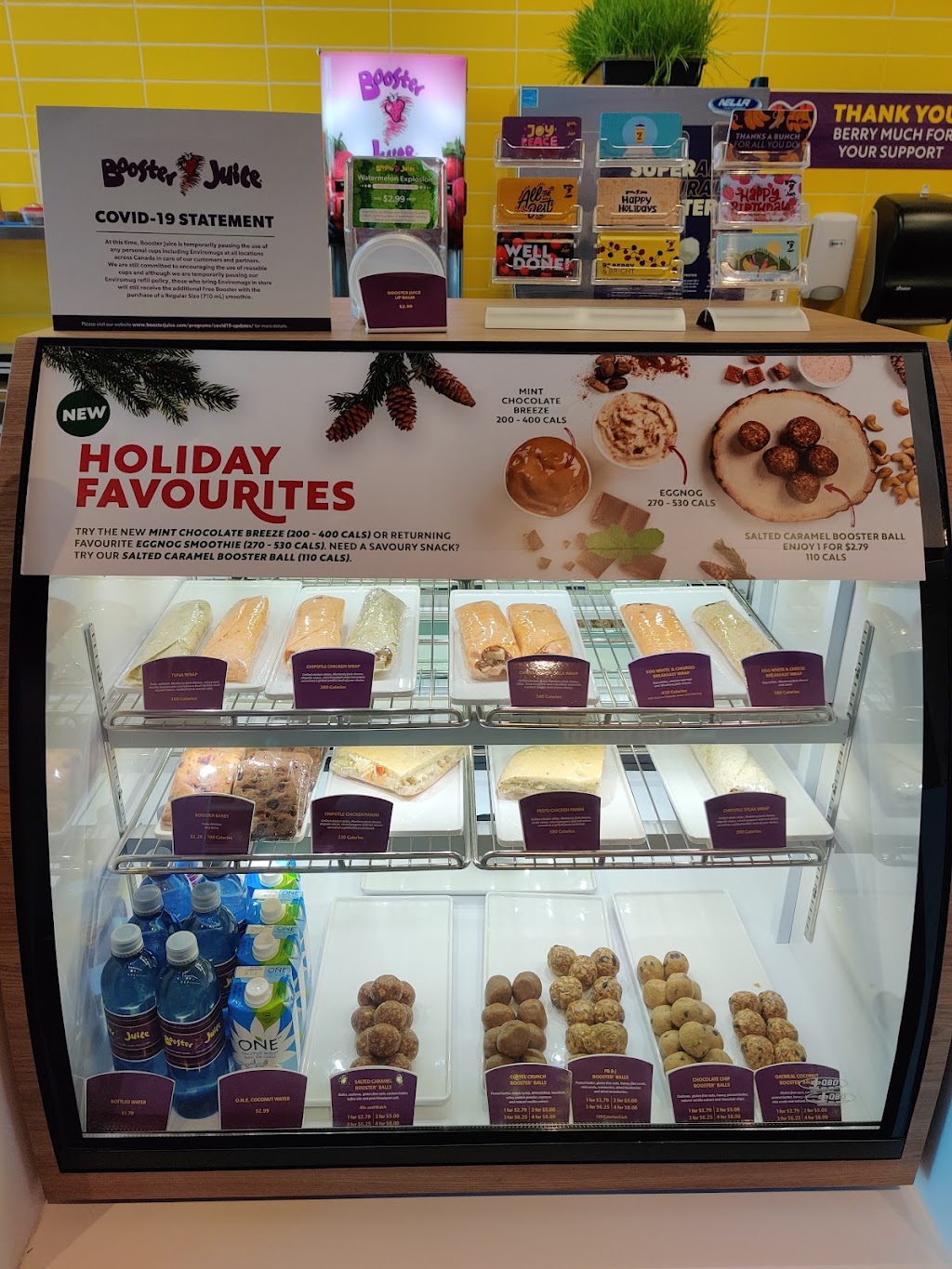 Booster Juice | 6590 Meadowvale Town Centre Cir Unit J03, Mississauga, ON L5N 4B7, Canada | Phone: (905) 542-2500