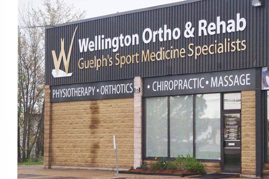Wellington Ortho & Rehab Associates | 86 Dawson Rd #3, Guelph, ON N1H 1A8, Canada | Phone: (519) 837-2020