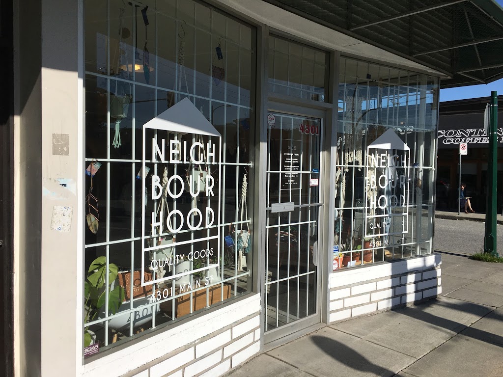Neighbourhood Quality Goods | 4301 Main St, Vancouver, BC V5V 3R1, Canada | Phone: (604) 876-2000