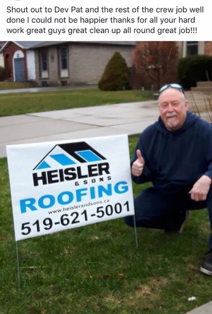 Heisler & Sons (Cambridge) Roofing | 31 Schroeder Dr, Cambridge, ON N1P 1B7, Canada | Phone: (519) 621-5001