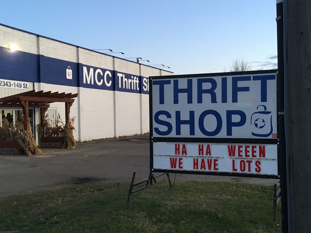 MCC Thrift Shop | 12343 149 St NW, Edmonton, AB T5L 3J5, Canada | Phone: (780) 443-4047