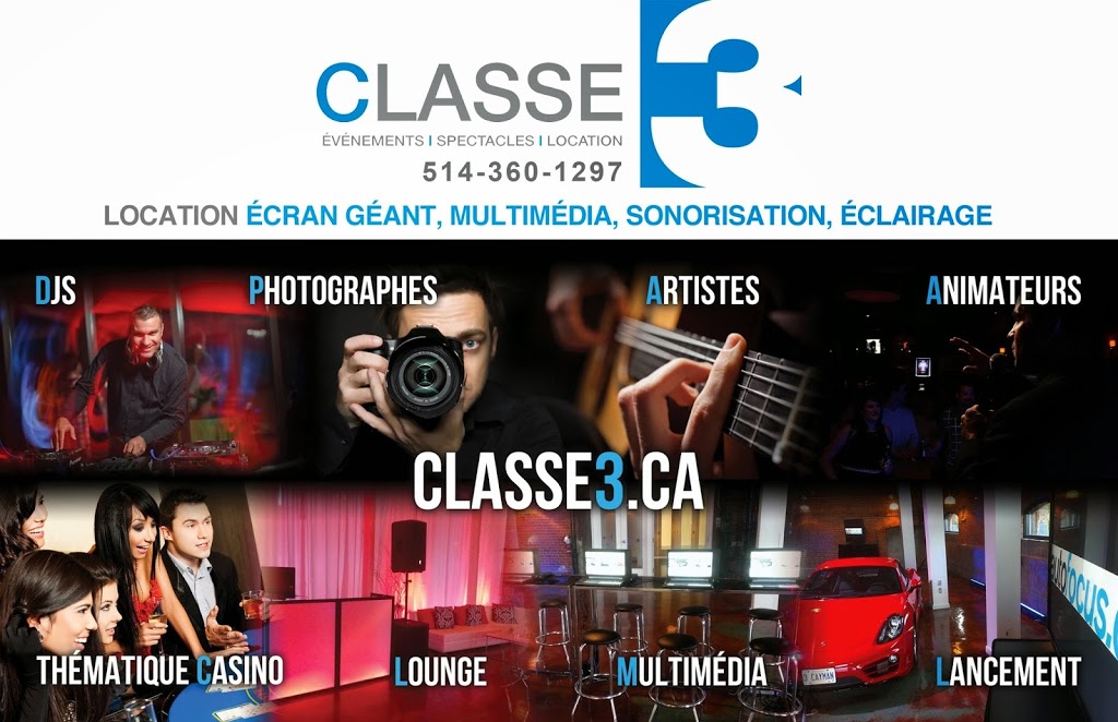 3 Events Inc Class | 581 Boulevard Lionel-Boulet, Varennes, QC J3X 1P7, Canada | Phone: (514) 360-1297
