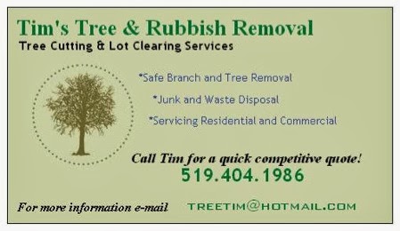 Tim’s Tree Removal | 10 Yellow Birch Dr, Kitchener, ON N2N 2M2, Canada | Phone: (519) 404-1986