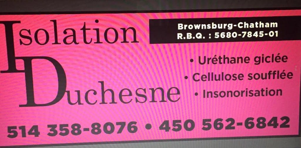 Isolation Duchesne | 350 Chemin du Lac-Boyd, Brownsburg, QC J8G 1V9, Canada | Phone: (514) 358-8076
