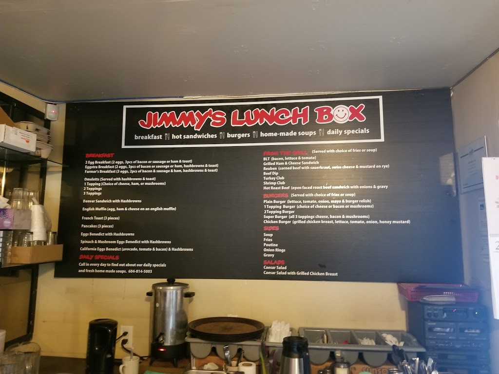 Jimmys Lunch Box | 7117 Bridge St, Mission, BC V2V 2X6, Canada | Phone: (604) 814-5003