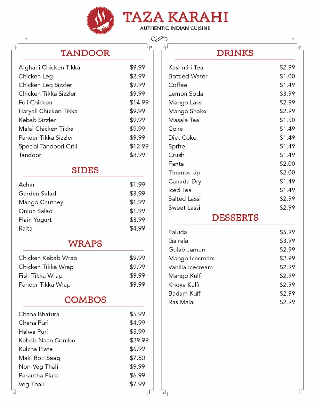 Taza Karahi | 1975 Cottrelle Blvd, Brampton, ON L6P 2Z8, Canada | Phone: (905) 915-8292