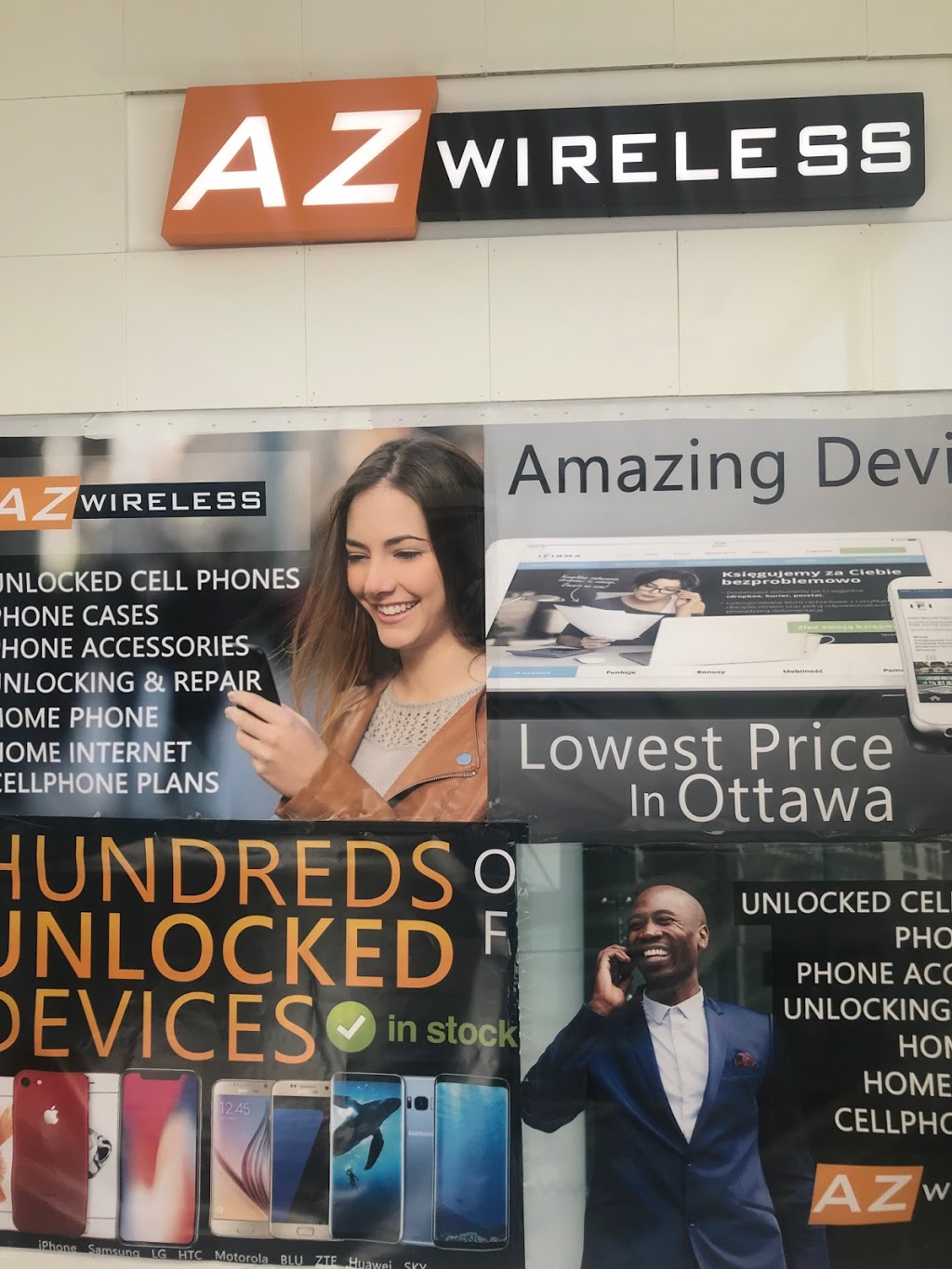 AZ WIRELESS | 1642 Merivale Rd, Nepean, ON K2G 4A1, Canada | Phone: (613) 421-2364