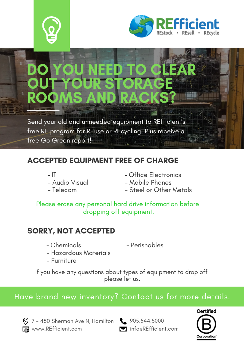 REfficient Inc. | 450 Sherman Ave N Door 7, Hamilton, ON L8L 8J6, Canada | Phone: (855) 738-6329