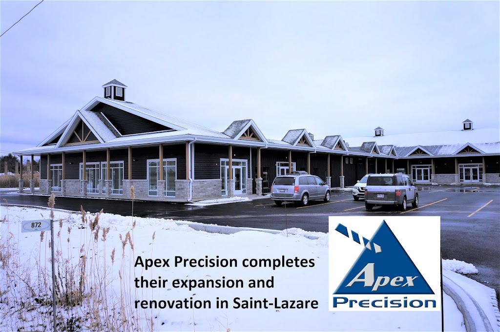 Apex Precision Inc | 872 Rte de la Cité des Jeunes Local #7, Saint-Lazare, QC J7T 2B5, Canada | Phone: (450) 510-5556