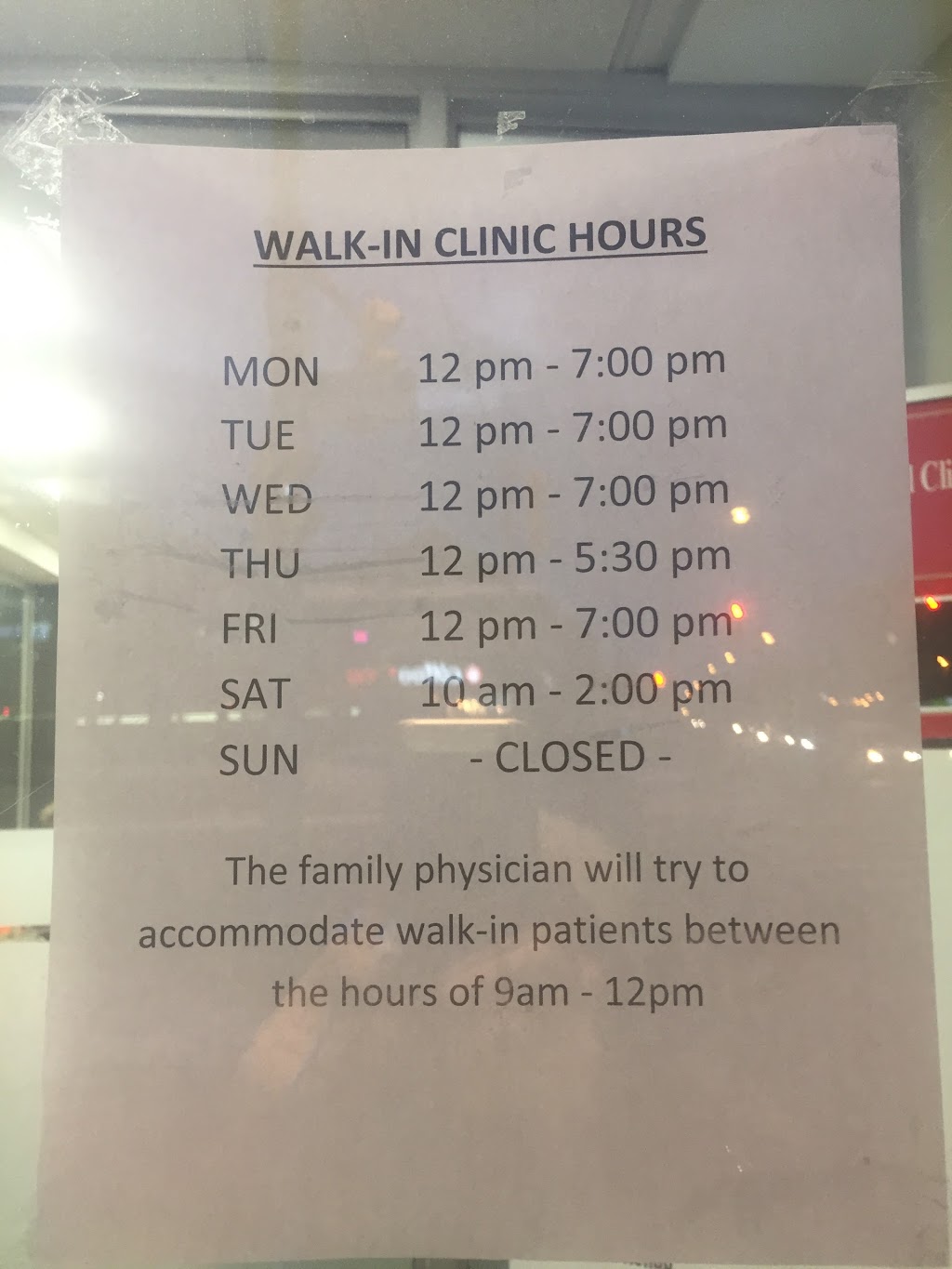 Yonge Cummer Medical Clinic | 5925 Yonge St, North York, ON M2M 3V7, Canada | Phone: (647) 547-8184