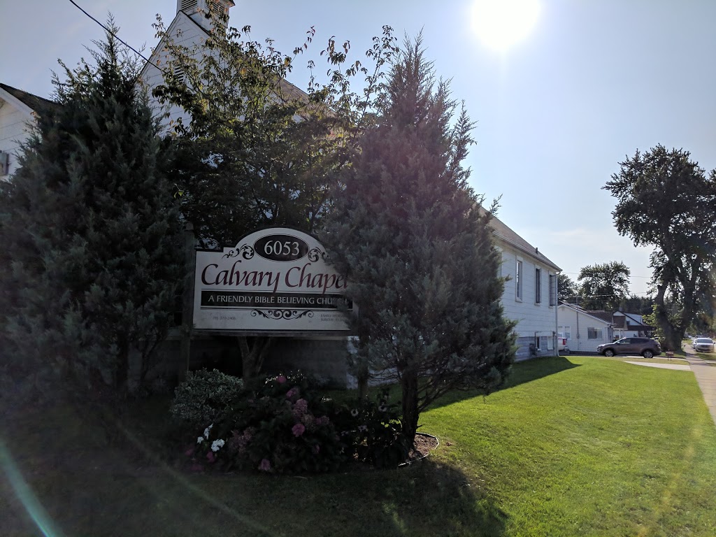 Calvary Chapel | 6053 Franklin Ave, Niagara Falls, ON L2G 4Z1, Canada | Phone: (905) 371-2406