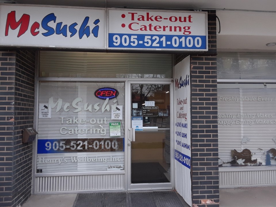 McSushi | 418 Whitney Ave, Hamilton, ON L8S 2H8, Canada | Phone: (905) 521-0100