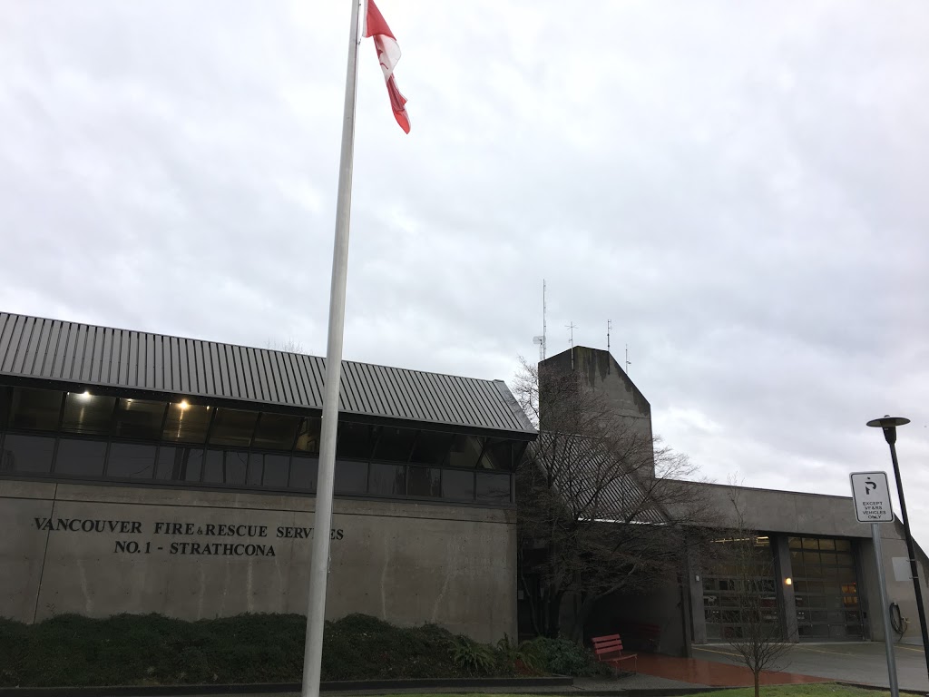 Vancouver Fire Hall No. 1 - Strathcona | 900 Heatley Ave, Vancouver, BC V6A 3S7, Canada | Phone: (604) 665-6001