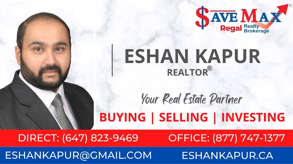 Eshan Kapur Real Estate | 1668 Northfield Ave, Oshawa, ON L1K 0K7, Canada | Phone: (647) 823-9469