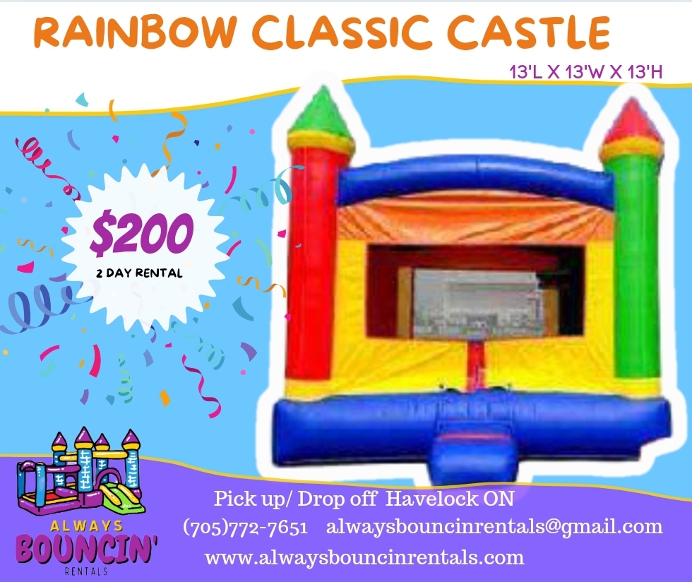 Always Bouncin Rentals | 642 Concession 8, Havelock, ON K0L 1Z0, Canada | Phone: (705) 772-7651
