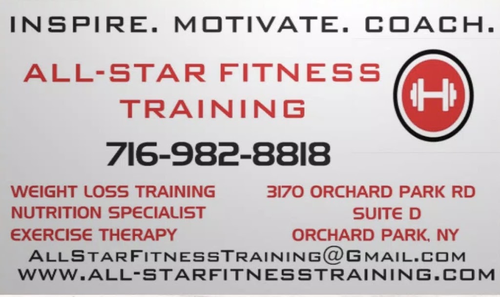All-Star Fitness Training | 3170 Orchard Park Rd, Orchard Park, NY 14127, USA | Phone: (716) 982-8818