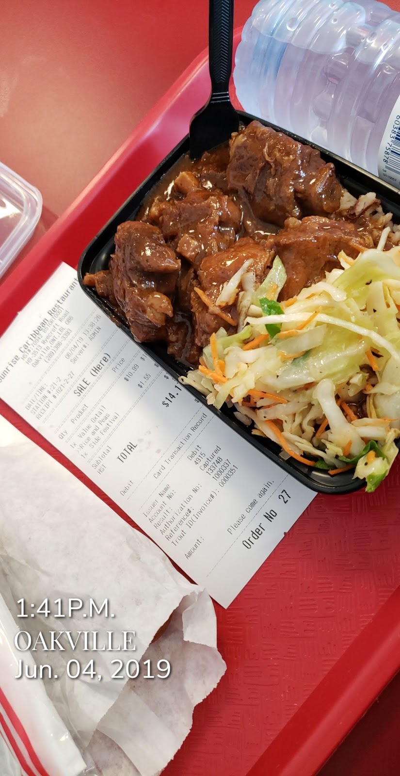Sunrise Caribbean Restaurant | 3513 Wyecroft Rd Unit #H9, Oakville, ON L6L 0B6, Canada | Phone: (289) 386-3393