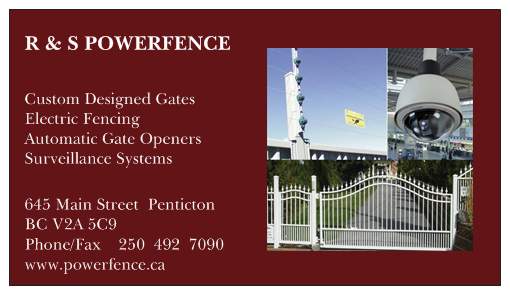 Powerfence | Penticton, BC V2A 6J9, Canada | Phone: (250) 492-7090