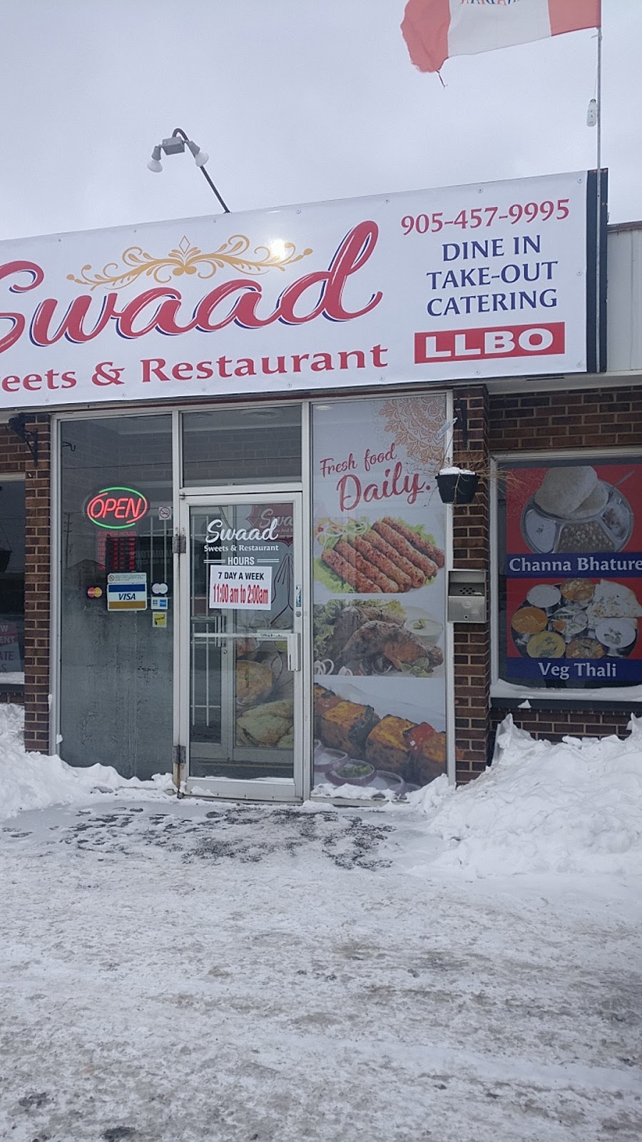 Swaad Sweets and Restaurant | 26 Bramsteele Rd Unit-3, Brampton, ON L6W 3J9, Canada | Phone: (905) 457-9995