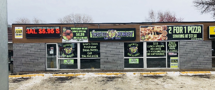 The Twisted Monkey | 3303 33rd Street West, Saskatoon, SK S7L 4P5, Canada | Phone: (306) 952-0108
