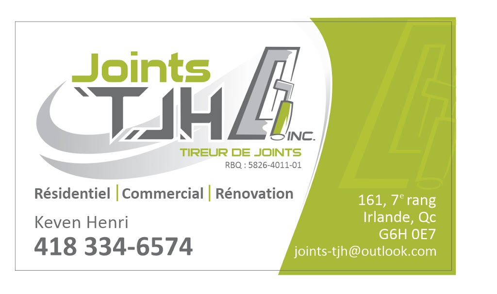 Joints TJH inc. | 161 Rang 7e, Irlande, QC G6H 0E7, Canada | Phone: (418) 334-6574