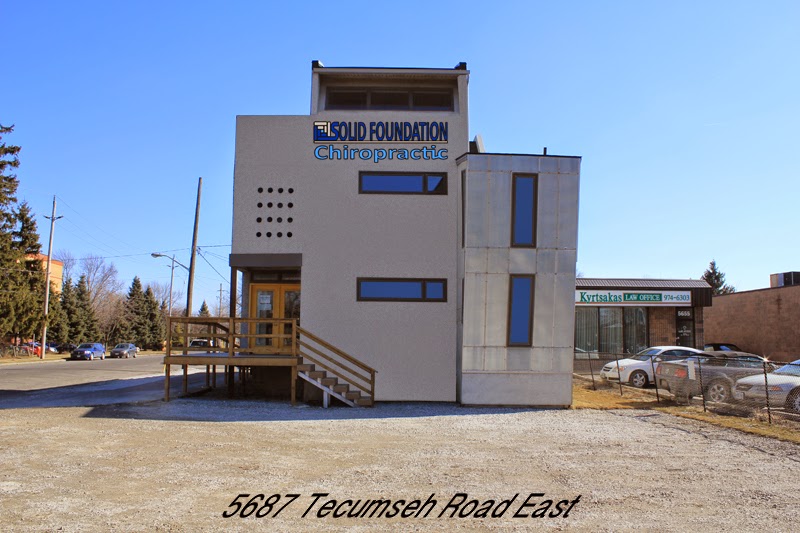 Solid Foundation Chiropractic | 5687 Tecumseh Rd E, Windsor, ON N8T 1C8, Canada | Phone: (519) 948-4000