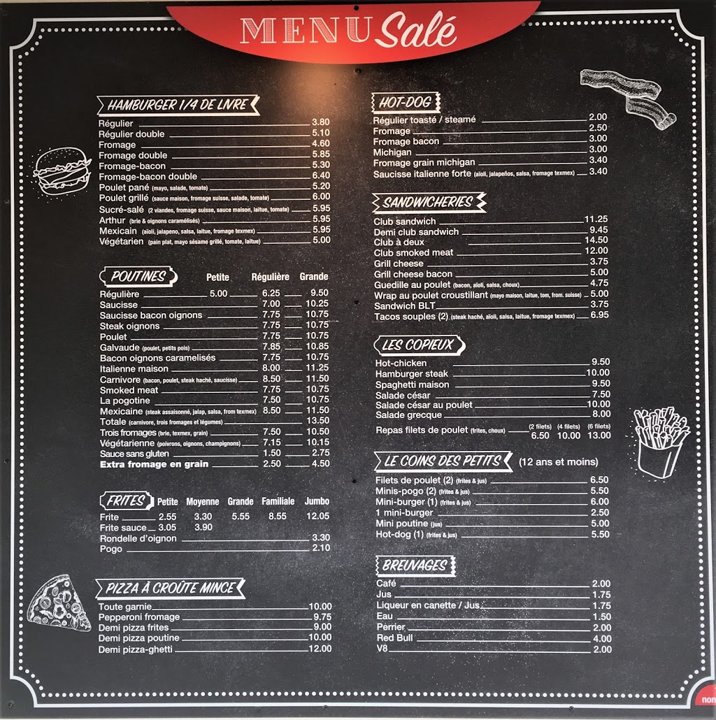 Casse-croûte Sucré-Salé | 2029 Boulevard Barrette, Lourdes-de-Joliette, QC J0K 1K0, Canada | Phone: (450) 752-2299