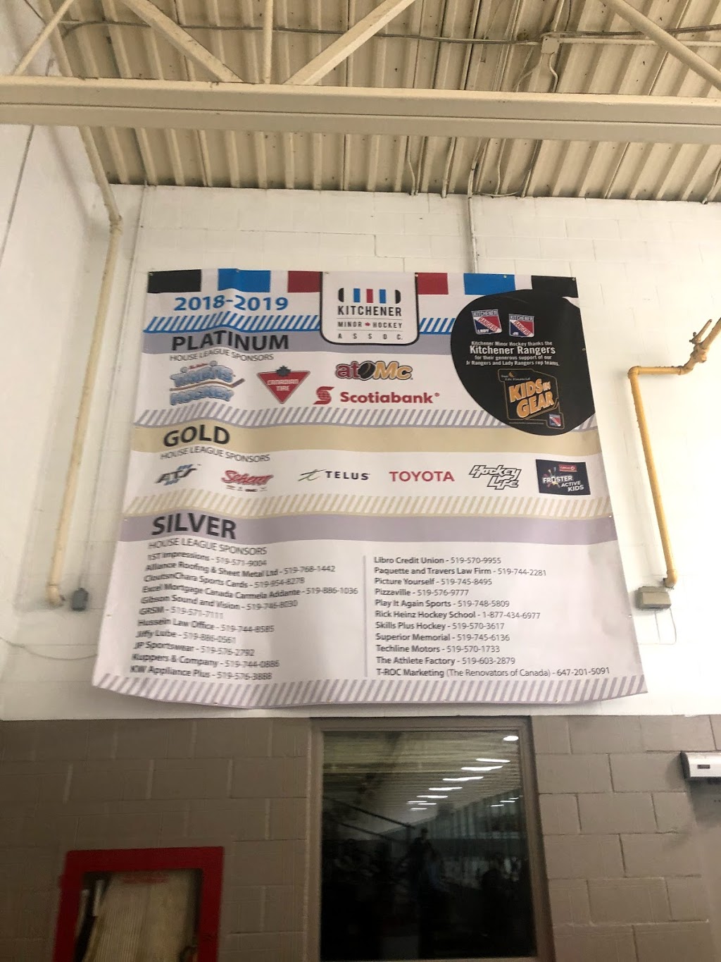 Don McLaren Arena (Customer Service) | 61 Green St, Kitchener, ON N2G 4K9, Canada | Phone: (519) 741-2699