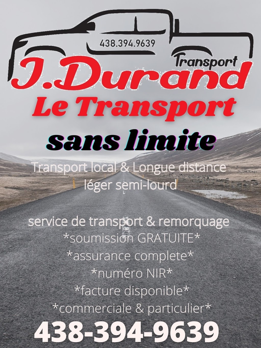 Transport J.Durand | 2490 Rue Arès, Marieville, QC J3M 1K5, Canada | Phone: (438) 394-9639