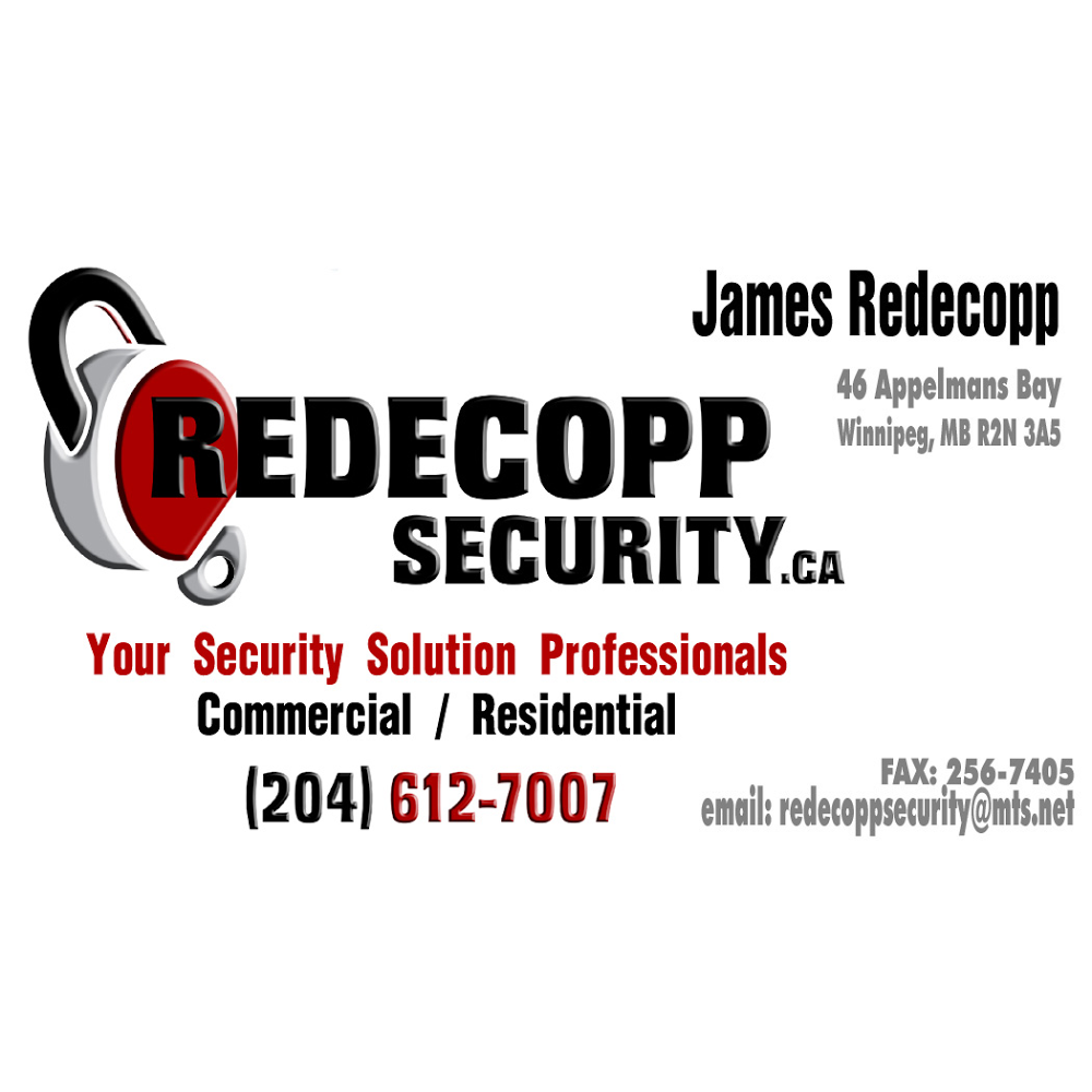 Redecopp Security | 46 Appelmans Bay, Winnipeg, MB R2N 3A5, Canada | Phone: (204) 612-7007