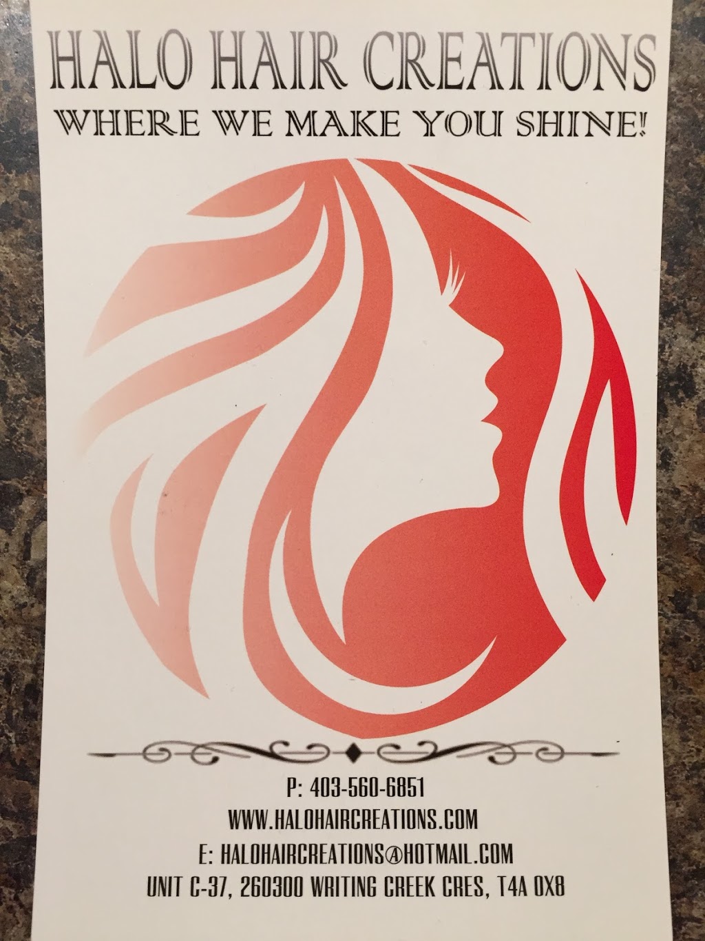 Halo Hair Creations | Unit C-37, 260300 Writing Creek Cres, Balzac, AB T4A 0X8, Canada | Phone: (403) 560-6851