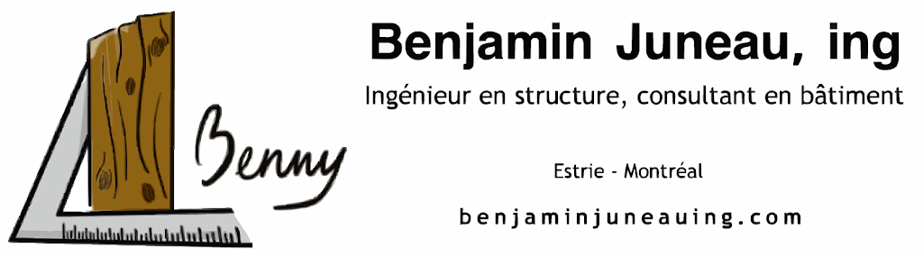 Benjamin Juneau - Ingénieur structure bâtiment | 35 Rue Campbell, Hatley, QC J0B 2C0, Canada | Phone: (514) 266-9036